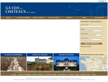 Tablet Screenshot of guide-chateaux.com